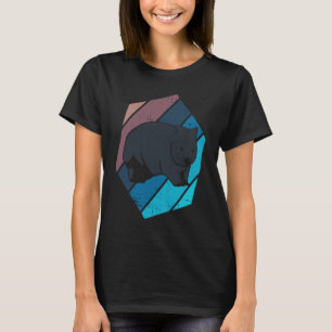 Wombat Artsy Style Rodent Animal Wildlife Nature T-Shirt