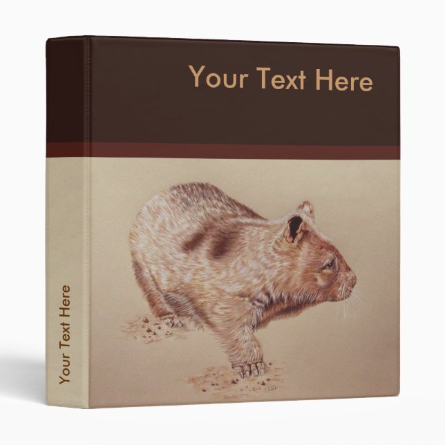 Wombat Binder (Front/Spine)