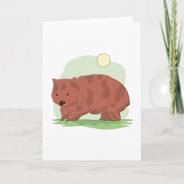 Wombat Card (Front)