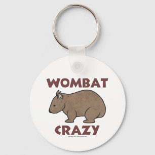 Wombat Crazy III Keychain