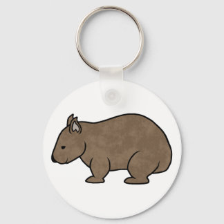 Wombat Graphic Keychain