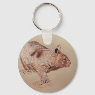 Wombat Keychain