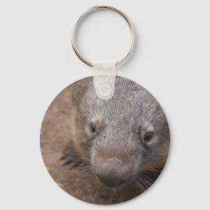 Wombat Kiss Keychain