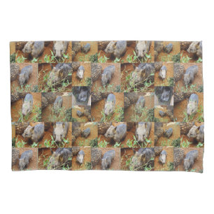 Wombat Photo Collage, Pillowcase