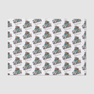 Wombat Thank You Coach Gift Sports Trainer Artwork Tissue Paper