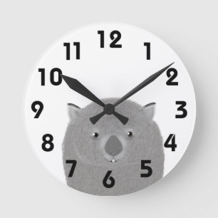 Wombat Wall Clock