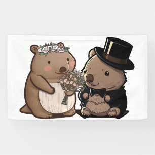 Wombat Wedding Banner