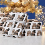 Wombat Wedding Wrapping Paper<br><div class="desc">Decorate your gift with these Wombat Wedding lovers.</div>