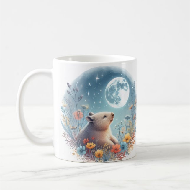 Wombat Wonderland Mug” Coffee Mug (Left)