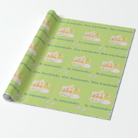Wombmates to Roommates Wrapping Paper