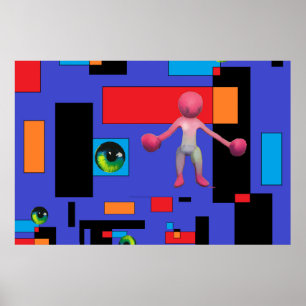 Wombo More Often Than Not Surrealism Poster