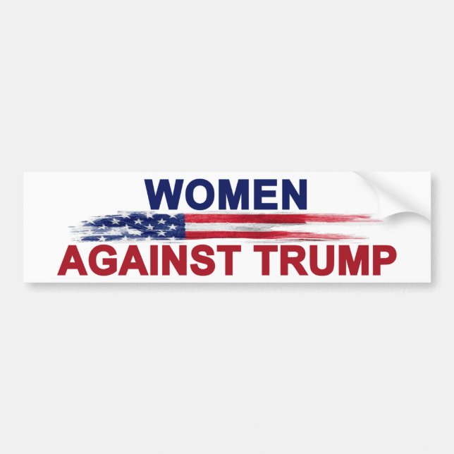 Women Against Trump Bumper Sticker (Front)