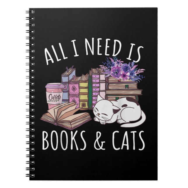 Women All I Need Is Books And Cats Cat Lover Kitte (Front)