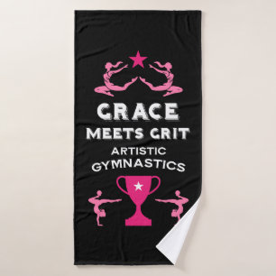 Women And Girls Artistic Gymnastics Bath Towel