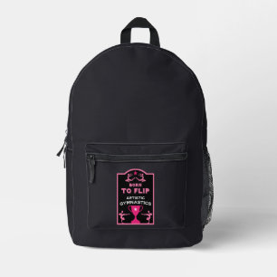 Women And Girls Artistic Gymnastics Printed Backpack