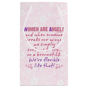 Women are Angels Small Gift Bag