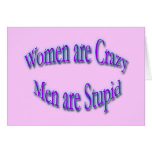 Women Are Crazy blue