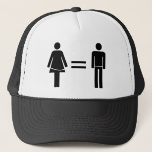 Women Are Equal To Men Feminist Trucker Hat