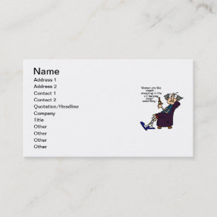 Women Are Like Angels Business Card