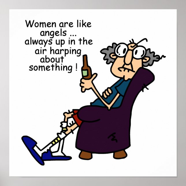 Women Are Like Angels Poster (Front)