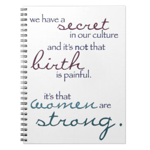 women are strong notebook