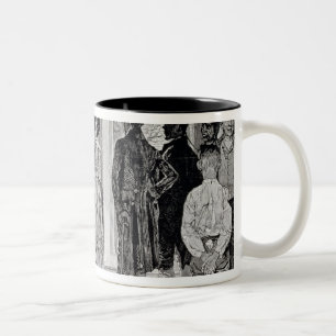 Women at the Polls in New Jersey Two-Tone Coffee Mug