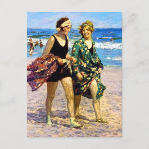 Women at the Sea Edward Henry Potthast Postcard