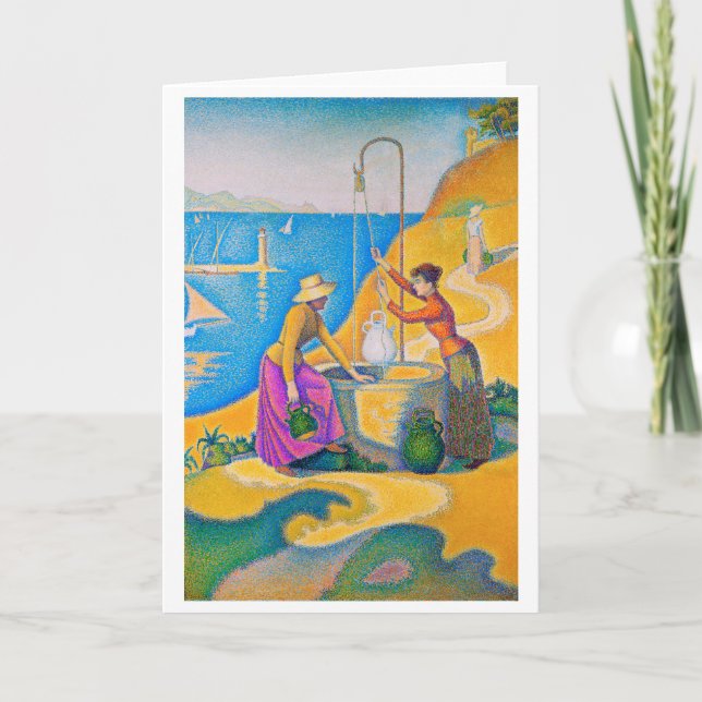 Women at the Well, Signac Card (Front)