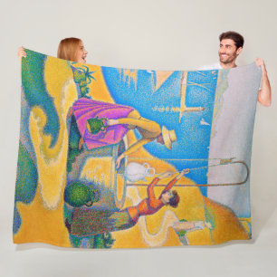 Women at the Well, Signac Fleece Blanket