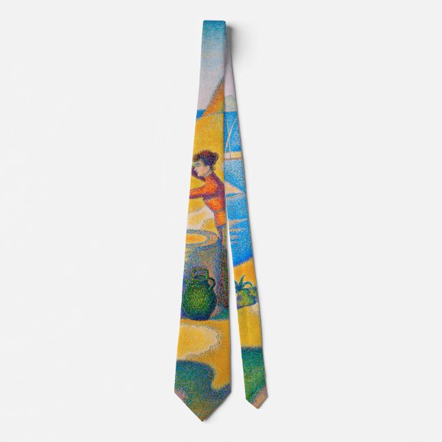 Women at the Well, Signac Tie (Front)