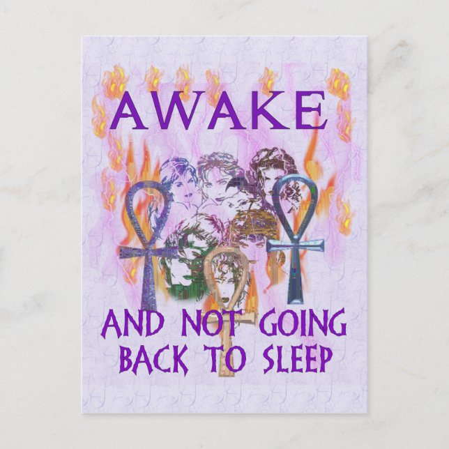 Women Awake Postcard (Front)