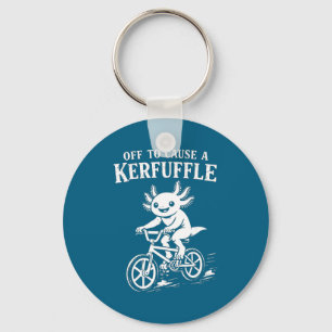 Women Axolotl Meme Off Cause Kerfuffle Keychain