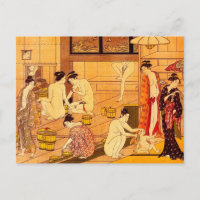 Women Bathing, Torii Kiyonaga Japanese Fine Art
