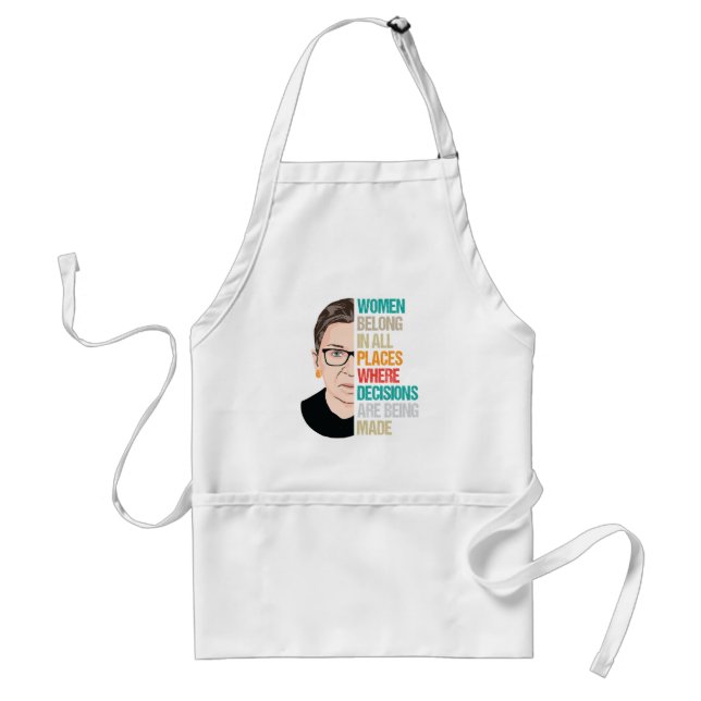Women Belong In All Place Where Decisions Standard Apron (Front)