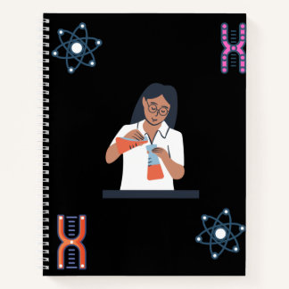 Women Belong In The Lab -Biology DNA  Notebook