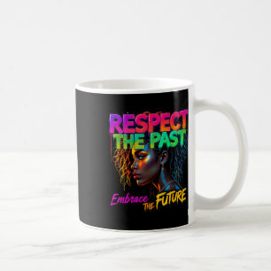Women Black History Month Respect The Past Embrace Coffee Mug