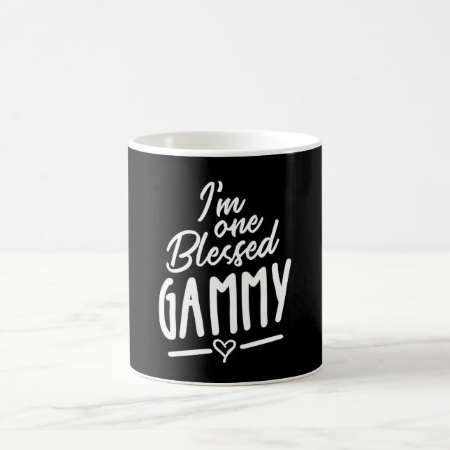 Women Blessed Gammy Grandma Gift Coffee Mug (Center)