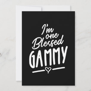 Women Blessed Gammy Grandma Gift Thank You Card