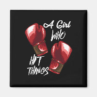 Women Boxing Kickboxing A Girl Who Hit Things 