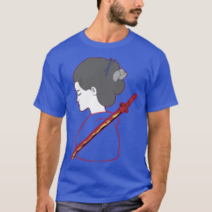Women Bushido Ronin Japanese Samurai Premium T-Shi T-Shirt