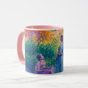 WOMEN BY THE SHORE PAINTING MUG