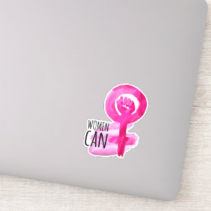 Women Can Solidarity Cut Vinyl Stickers