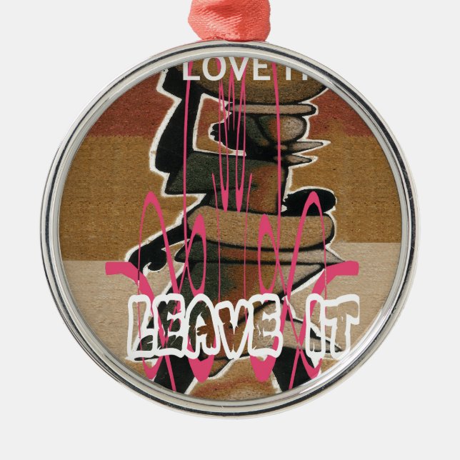 Women & children Life is not fair; get used to it. Metal Ornament (Front)