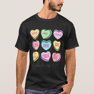 Women Christian Valentine Galatians Conversation H T-Shirt