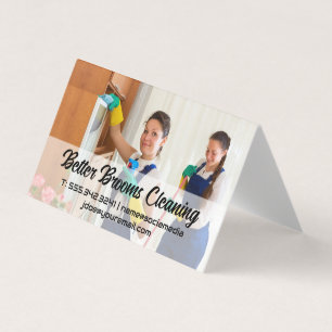 Women Cleaning Household Business Card