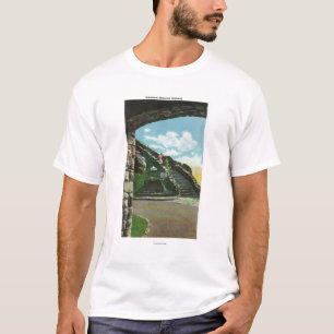 Women Descending Stairway from Summit T-Shirt