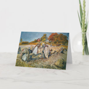 Women Digging Potatoes Card