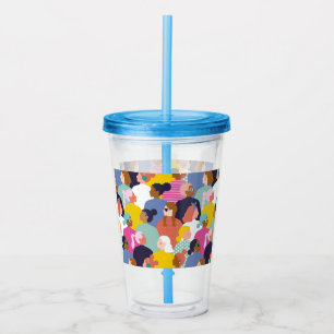 Women Diversity - Women of Various Race Acrylic Tumbler