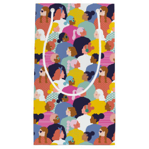 Women Diversity - Women of Various Race Small Gift Bag