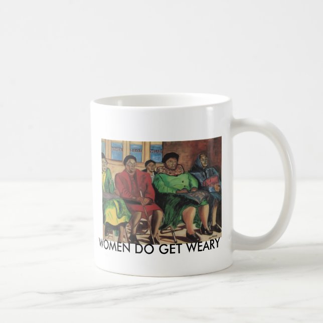 Women Do Get Weary By Alice Patrick Coffee Mug (Right)